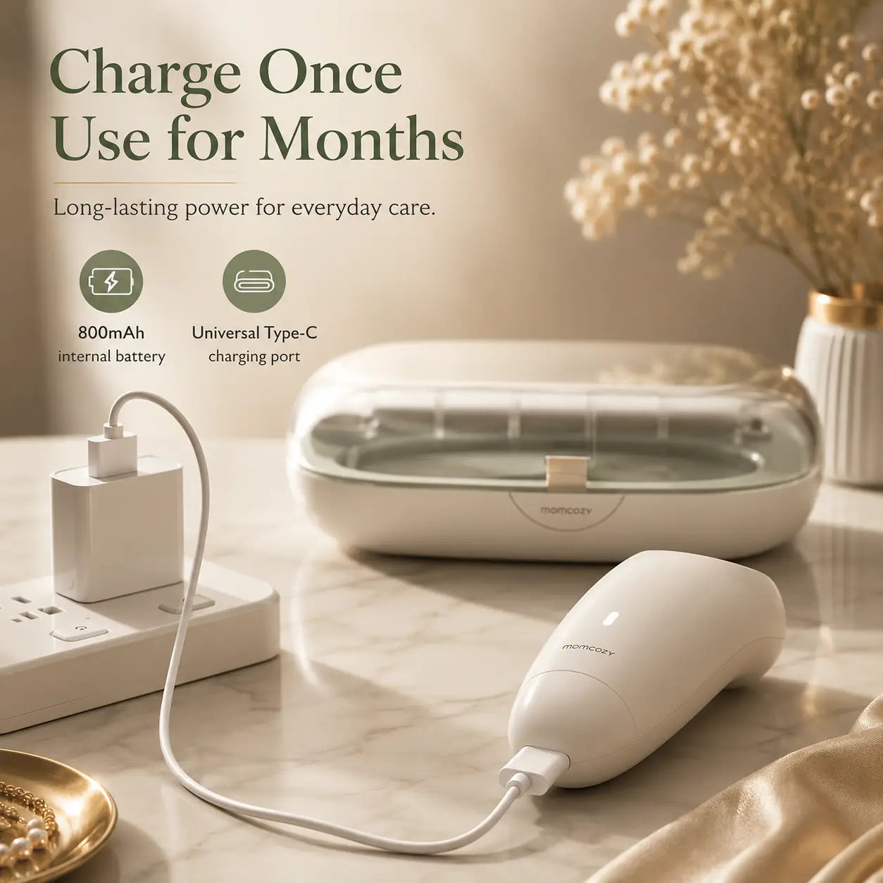 Premium Rechargeable Baby Nail Care Kit