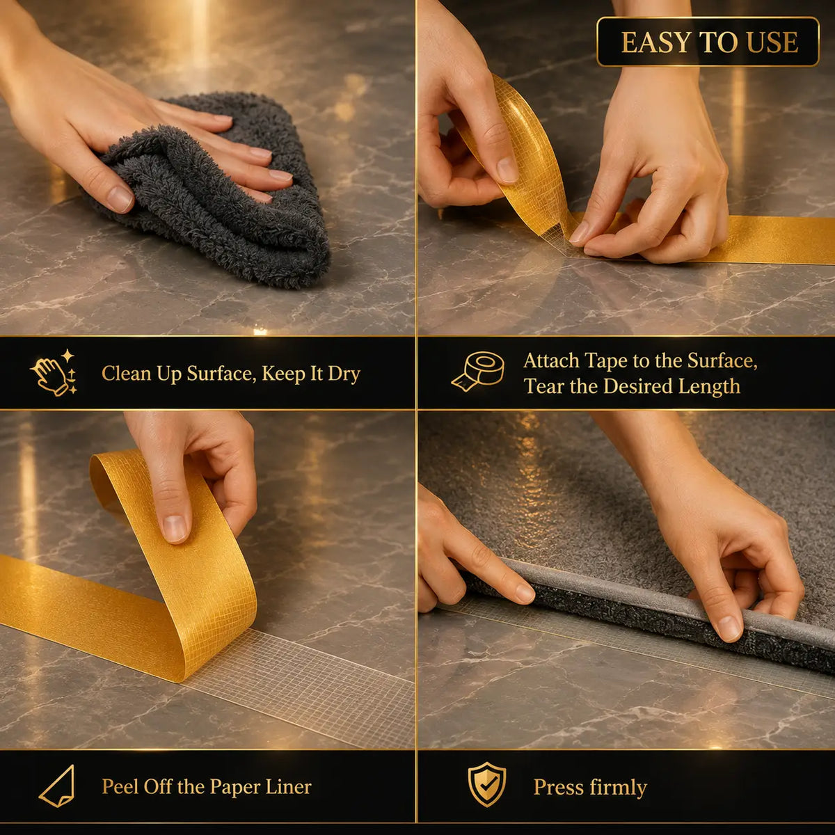 Double Sided Carpet Tape Heavy Duty (Pack of 2)